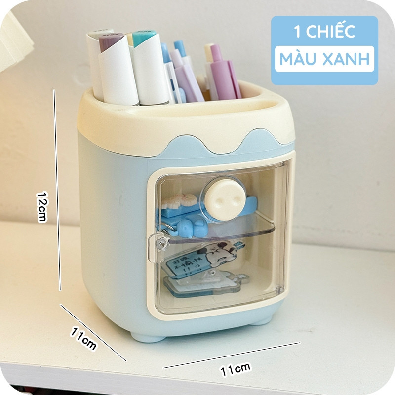 Hộp Đựng Bút Decor Hình Thú Cute – Lọ Cắm Bút Dễ Thương Trang Trí Bàn Học Bàn Làm Việc