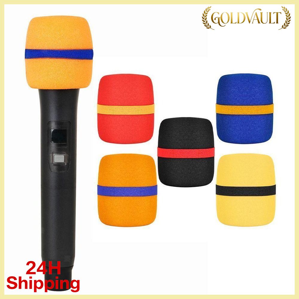 GOLDVAULT 1pc Đậm đặc Vỏ micro Có thể tái sử dụng Miếng bọt biển Vỏ bảo vệ micro Chất lượng cao Bảo vệ micro Phụ kiện thay thế
