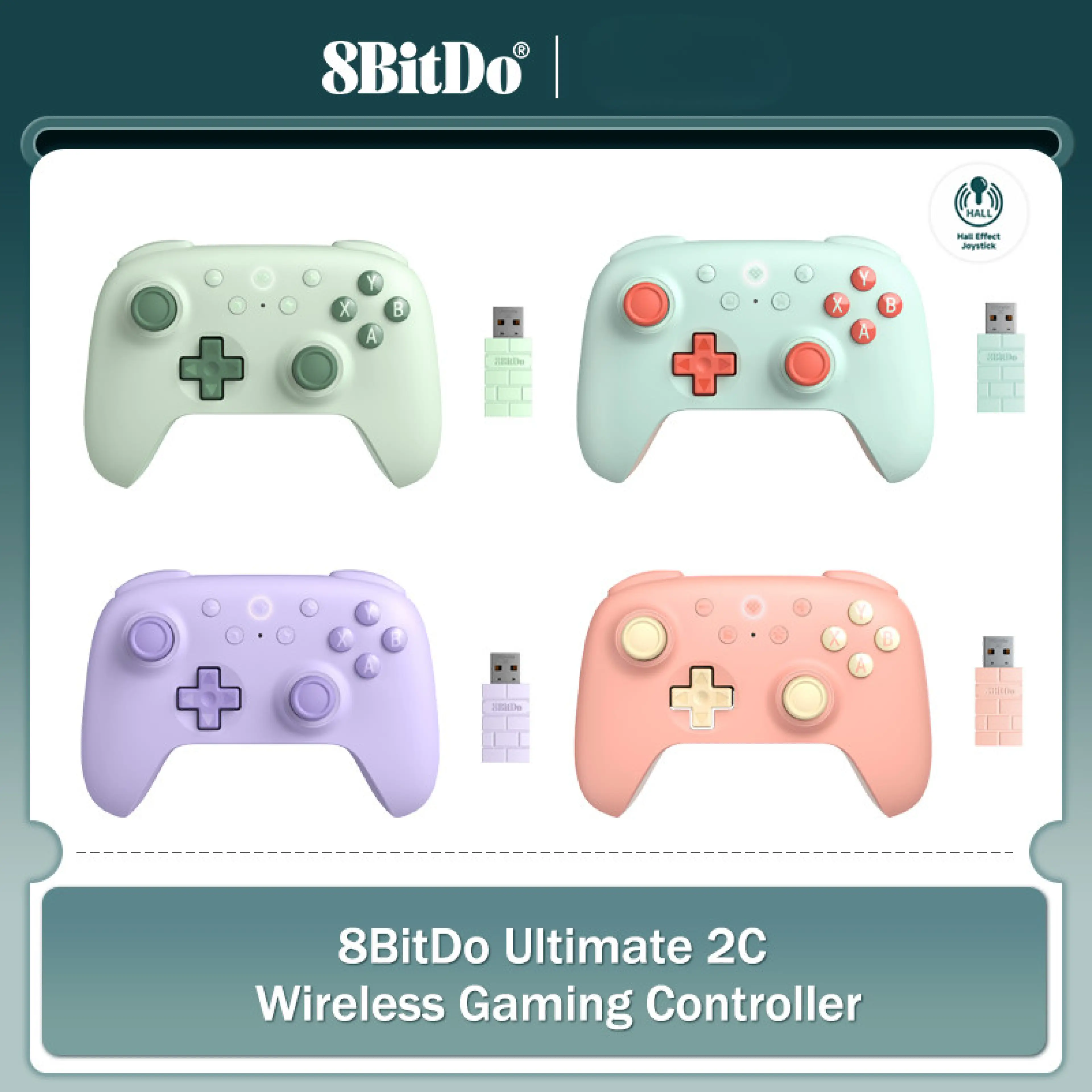 8Bitdo New Ultimate 2C Wireless Gamepad for Pc, Windows 10, 11, Steam Deck, Raspberry Pi, Android Gamepad Accessories