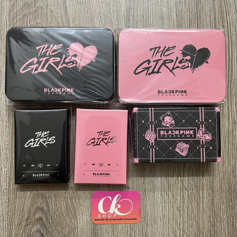 Bộ ảnh chơi game blackpink - the girls the game card