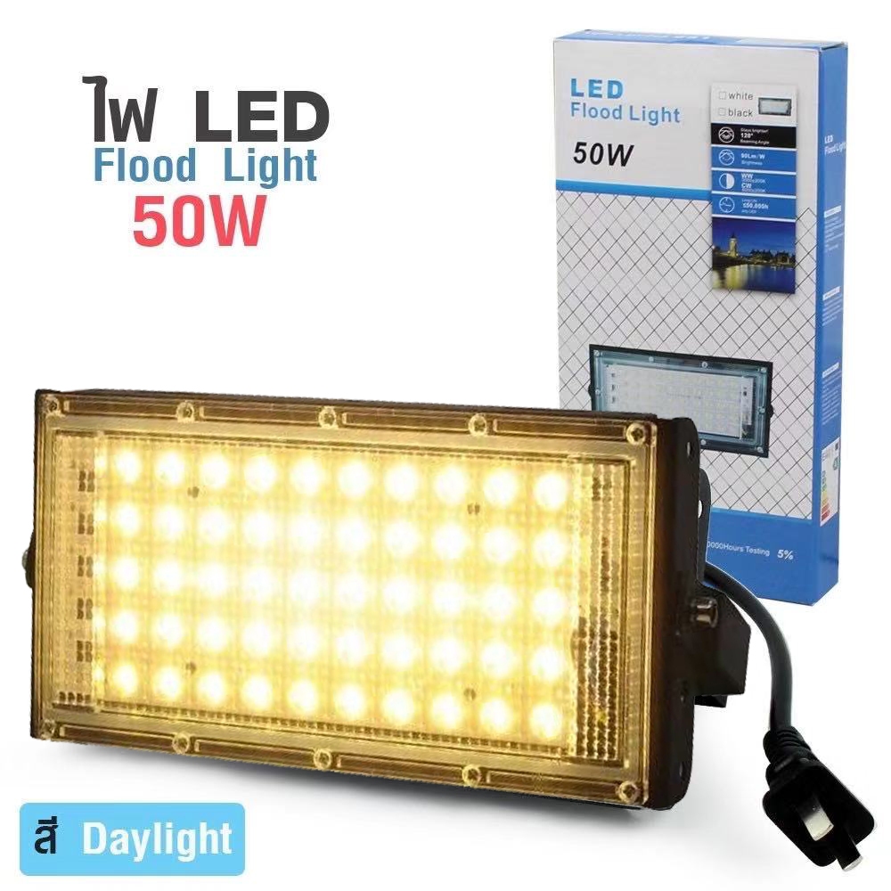 SS TH ถูกที่าสุด สว่างมาก ไฟสปอตไลท์ LED กันน้ำ โคมไฟ ไฟถนน ไฟติดข้างบ้าน หลอดไฟ IP65 เหมาะสำหรับใช้งานภายในอาคาร