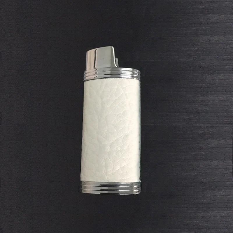Ốp da màu sắc chất lượng cao, vỏ hợp kim tái sử dụng cho bật lửa Bic J5, bảo vệ thân nhựa tổng thể, vỏ kim loại