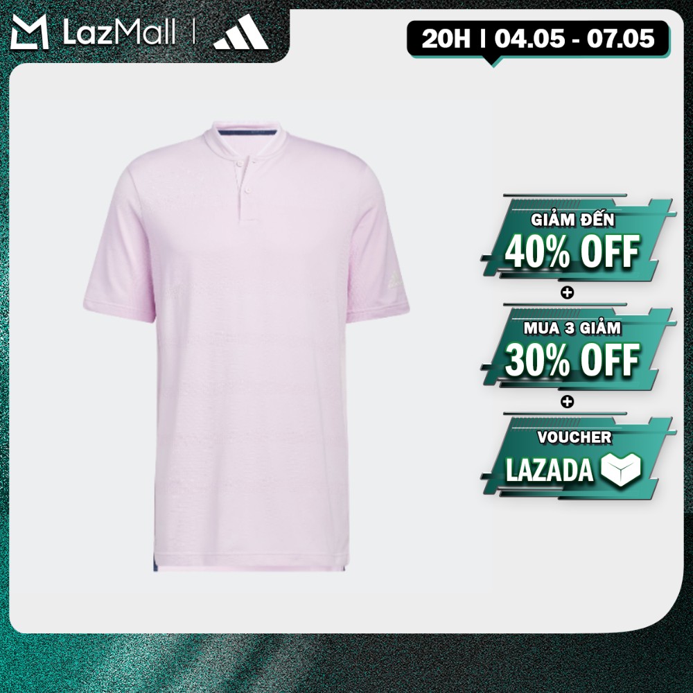 [20H 4.5-2H 5.5-MUA 3 GIẢM 30%] adidas Đánh gôn Áo Polo Primeknit Không Đường May Statement Nam Hồng HE2888