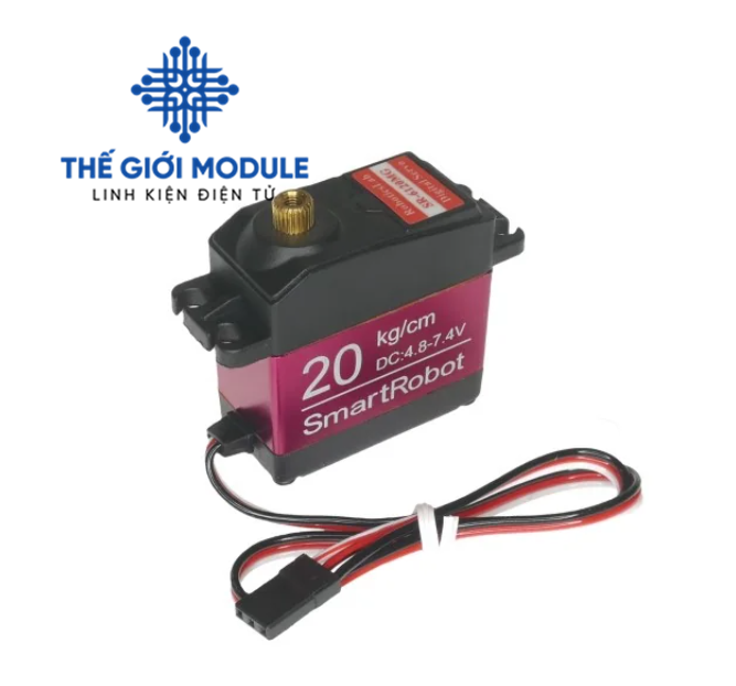 [Có sẵn] SR-6120MG Digital Servo 20KG - thegioimodule