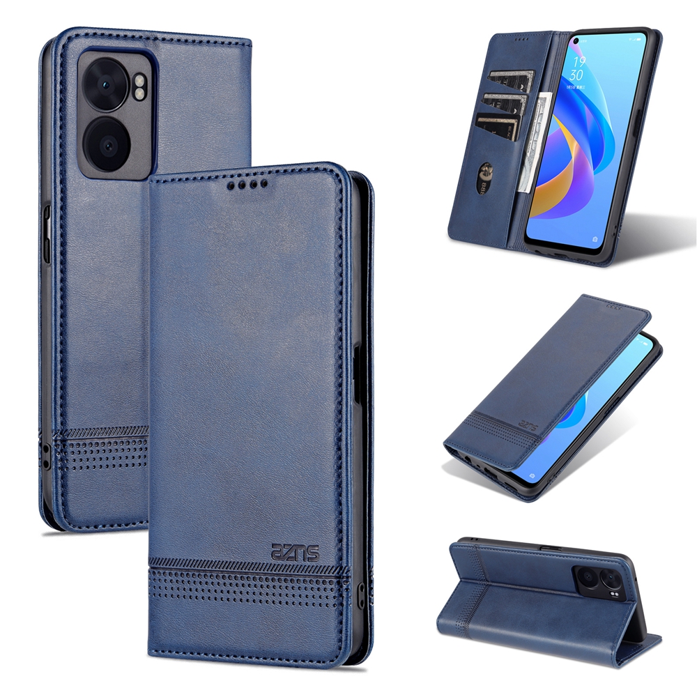 Vỏ điện thoại chống sốc cho Oppo A17 a17k A98 A78 A57 A77 a57s a77s A55 A95 A76 A96 A54 A74 A94 A16 a16s a16k A15 a15s A53 A31 A5 A9 2020 A52 A92 vỏ Nắp gập Có Khe Cắm Thẻ Ví da từ tính