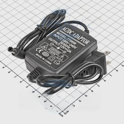 Adapter 12V 2A Đầu DC 5.5x2.5mm Dài 1.5m V4 Bộ Nguồn