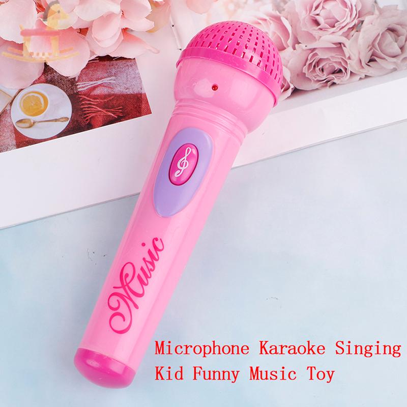 PCWFKEF 1 chiếc micro cho bé gái Quà Tặng vui nhộn hát karaoke cho trẻ em Đồ chơi âm nhạc