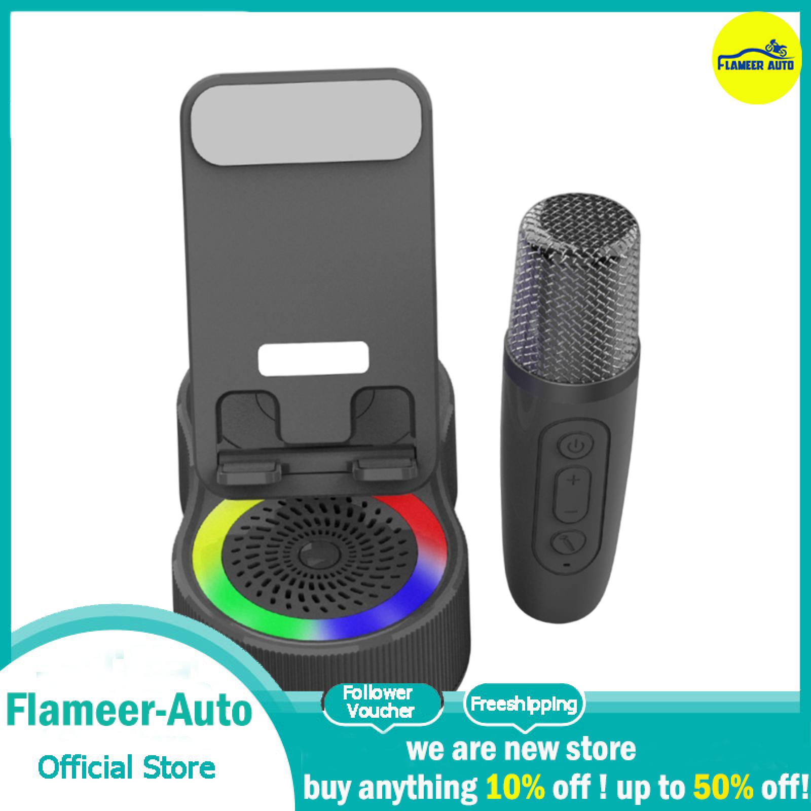 Flameer sonicdrop Dock chủ du lịch 5 trong 1 thả chuyên nghiệp để chơi âm thanh nhỏ gọn khung cảm ứng Loa điện thoại Giá để loa