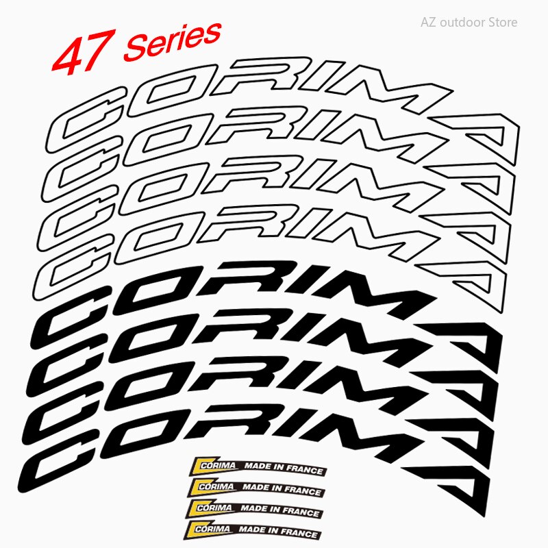 Two Wheel Sticker For 2022 CORIMA MCC 47 Road Bike Bicycle Decals WS+