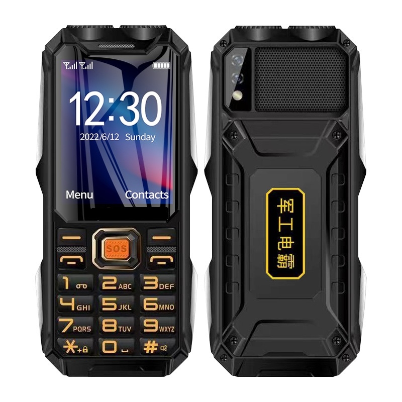 Mafam 4G Triple Proofing Elder Phone, Waterproof Shockproof Dustproof, 16800mAh, 2.4 inch, 21 Keys, Bluetooth, LED Flashlight, FM, SOS, Dual SIM, Network: 2G (Black)(One year warranty) ราคา 1,037 บาท*ส่งฟรี