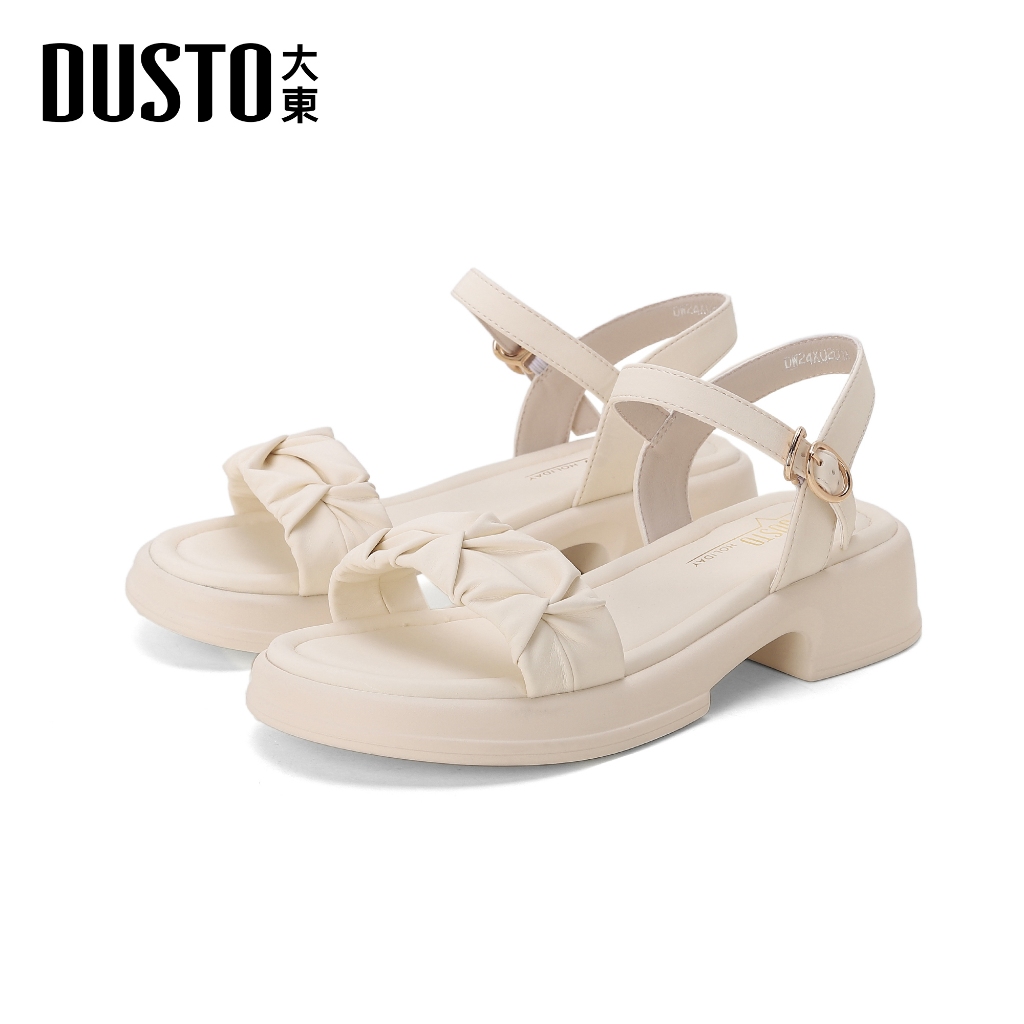 DUSTO รองเท้าแตะผู้หญิง แซนดัลแบบแบนผู้หญิง รองเท้าเปิดส้น รองเท้า ส้นแบน แบบรัด ส้น สไตล์ลำลอง พื้นรองเท้านุ่ม กันลื่น และทนต่อการสึกหรอ ราคา 499 บาท*ส่งฟรี