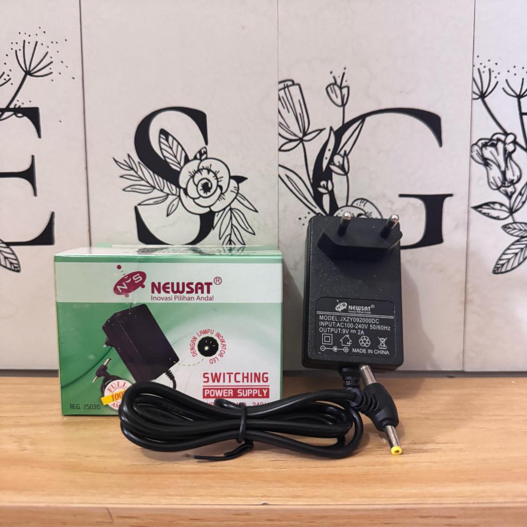 ORIGINAL CHARGER ADAPTOR 9V 2A JACK T POWER SUPPLY DC 9 V 2 A DOUBLE JACK KONEKTOR CHARGER LED CCTV Harga  29,160 rupiah*Gratis Ongkir