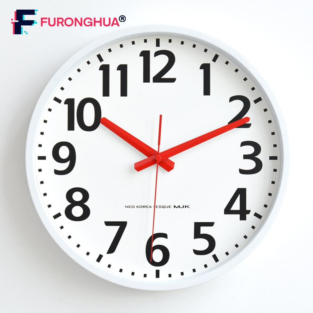Quiet Sweep Technology Quartz Clock Sturdy Frame Silent Clock Convex Glass Lens ราคา 1,194 บาท*ส่งฟรี