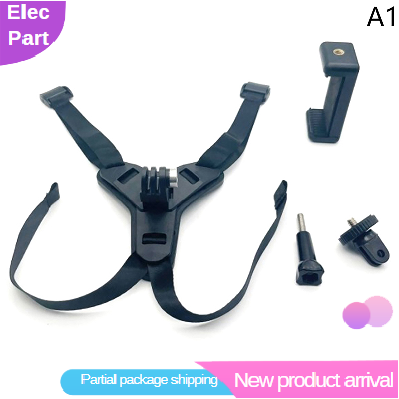 [Elec Part] Xe Máy Mũ Bảo Hiểm Dây đeo cằm núi chủ với điện thoại Clip Tương thích cho GoPro anh hùng 5 6 7 hành động thể thao máy ảnh đầy đủ mặt chủ