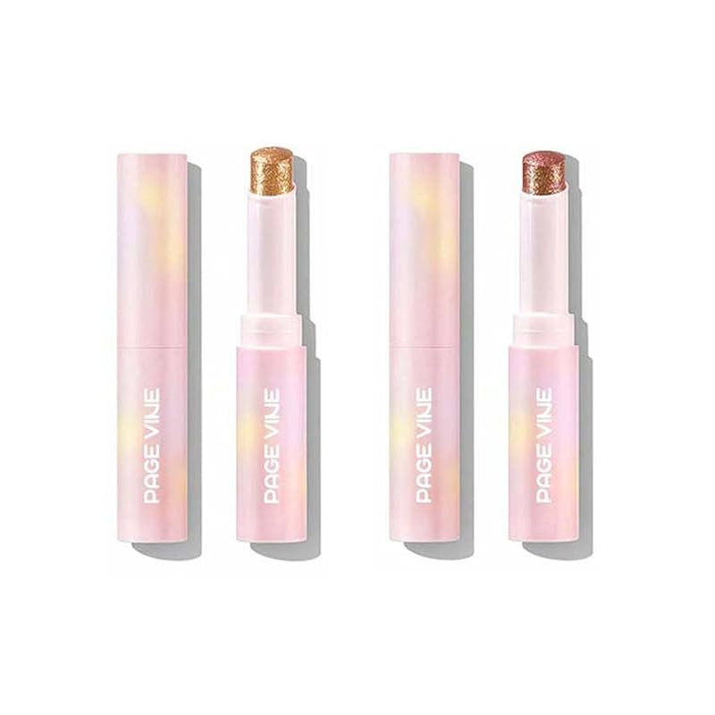 Dau Dau 6 cây bút kẻ mắt và phấn mắt dạng thỏi Crystal Jelly Glaze, kèm cọ tán, dễ tán, lâu trôi, lấp lánh. - 6