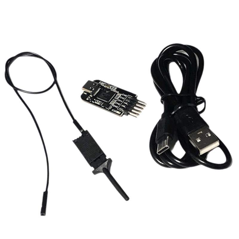 NanoDLA Logic Analyzer Kit TYPE-C SCM ARM FPGA Debugging Protocol Analyzer 24MHz SampleRate 8CH Open