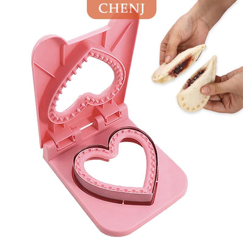 [COD] CHENJ ชุดเครื่องตัดแซนวิชและซีลเครื่องทำแซนวิชรูปหัวใจพร้อมขอบปิดผนึก ราคา 56 บาท*ส่งฟรี