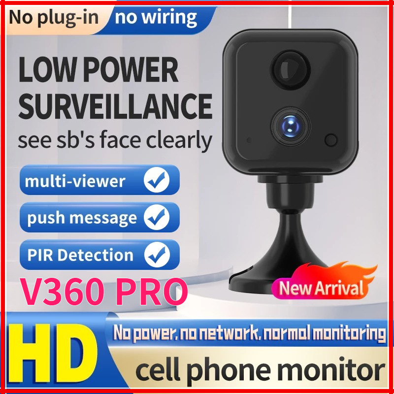 Solar Camera 4MP Battery Powered WiFi IP Camera Outdoor Wireless 4MP Surveillance Security Camera Waterproof IP66 CCTV PIR No Storage ราคา 800 บาท*ส่งฟรี