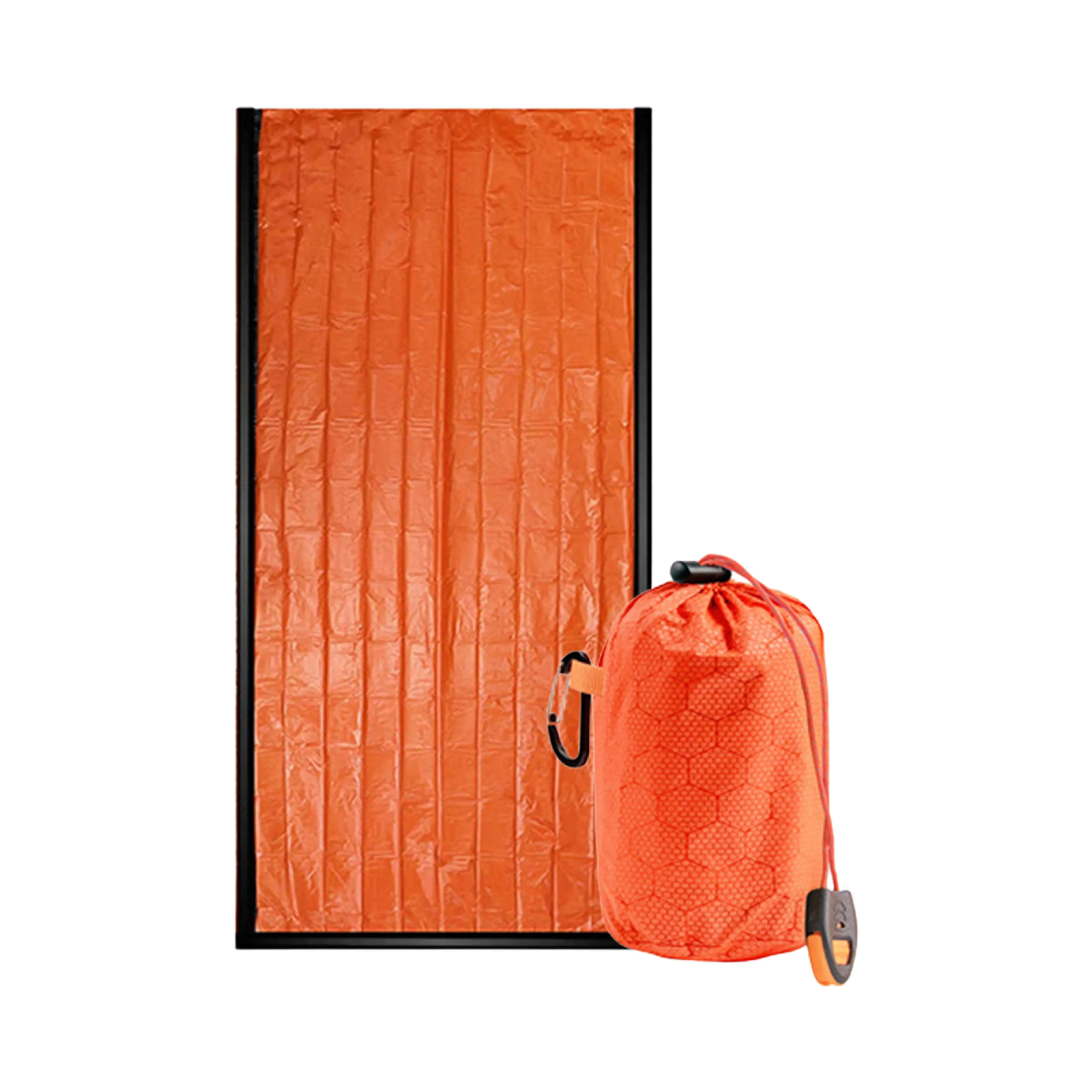Ghxdryuru Tear-resistant Survival Gear Emergency Sleeping Bag Emergency Thermal Sleeping Bag Waterproof Survival Blanket Bivy Sack for Camping Hiking Outdoor Adventures Lightweight Compact Emergency Gear