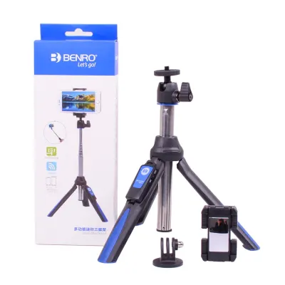 Benro Mefoto MK-10 MK10 Smart Selfie Stick/ Mini Mono Pod / Tripod for Tik Tok Vlogging Filmmaking
