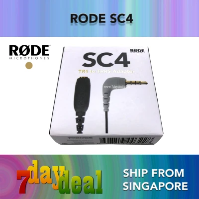 Rode SC4 TRS to TRRS Adaptor (To connect RØDE VideoMic to SmartPhone)