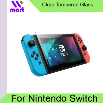 Nintendo Switch Tempered Glass Screen Protector Clear Finishing Anti Scratches wmart