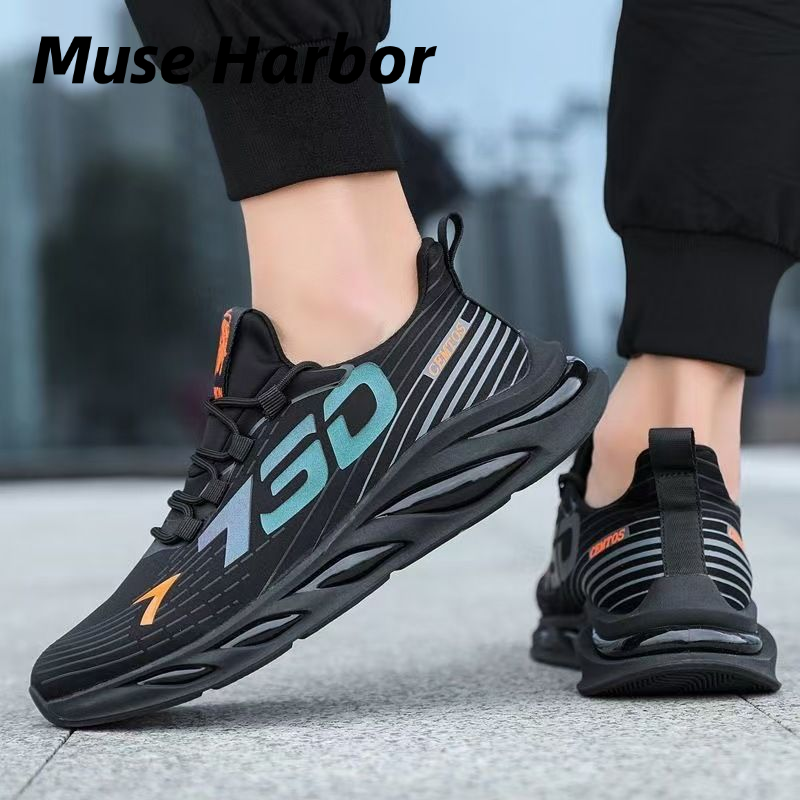 Muse Harbor รองเท้าลำลองผู้ชาย สบายๆ สำหรับทุกวัน พร้อมการระบายอากาศและกันลื่น ราคา 107 บาท*ส่งฟรี