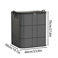 CUTEFIY with Durable Handle Clothes Storage Bins Foldable Clothes Organizer Closet Storage Box  Waterproof Wardrobe Sorting Storage Bucket