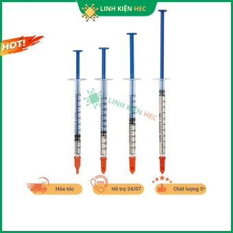 Keo dẫn điện dán hàn mạch bạc 0.5ml 0.2ml hàn dán mạch điện  linh kiện hec