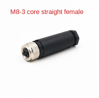 M8 Đầu cắm dạng lỗ 3P (Đầu Nối 3 Lõi), Kích Thước Lỗ 8MM | Chuẩn Chống Nước | Tùy chọn: Ổ Cắm + Đầu Cắm | Đầu Nối 3-4 Lõi