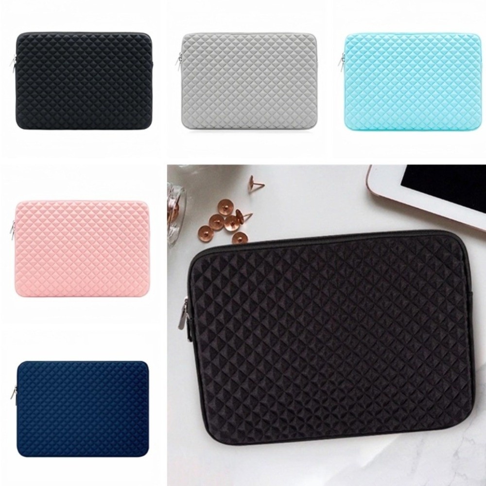 EMERRY Kết cấu lưới Bao đựng laptop di động Chống sốc Dung lượng lớn Túi bảo vệ máy tính xách tay Bao bì Chống mài mòn Túi đựng laptop Máy tính xách tay 15.6 inch