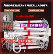 "Fire Escape Ladder – Safe and Portable Rescue Solution"