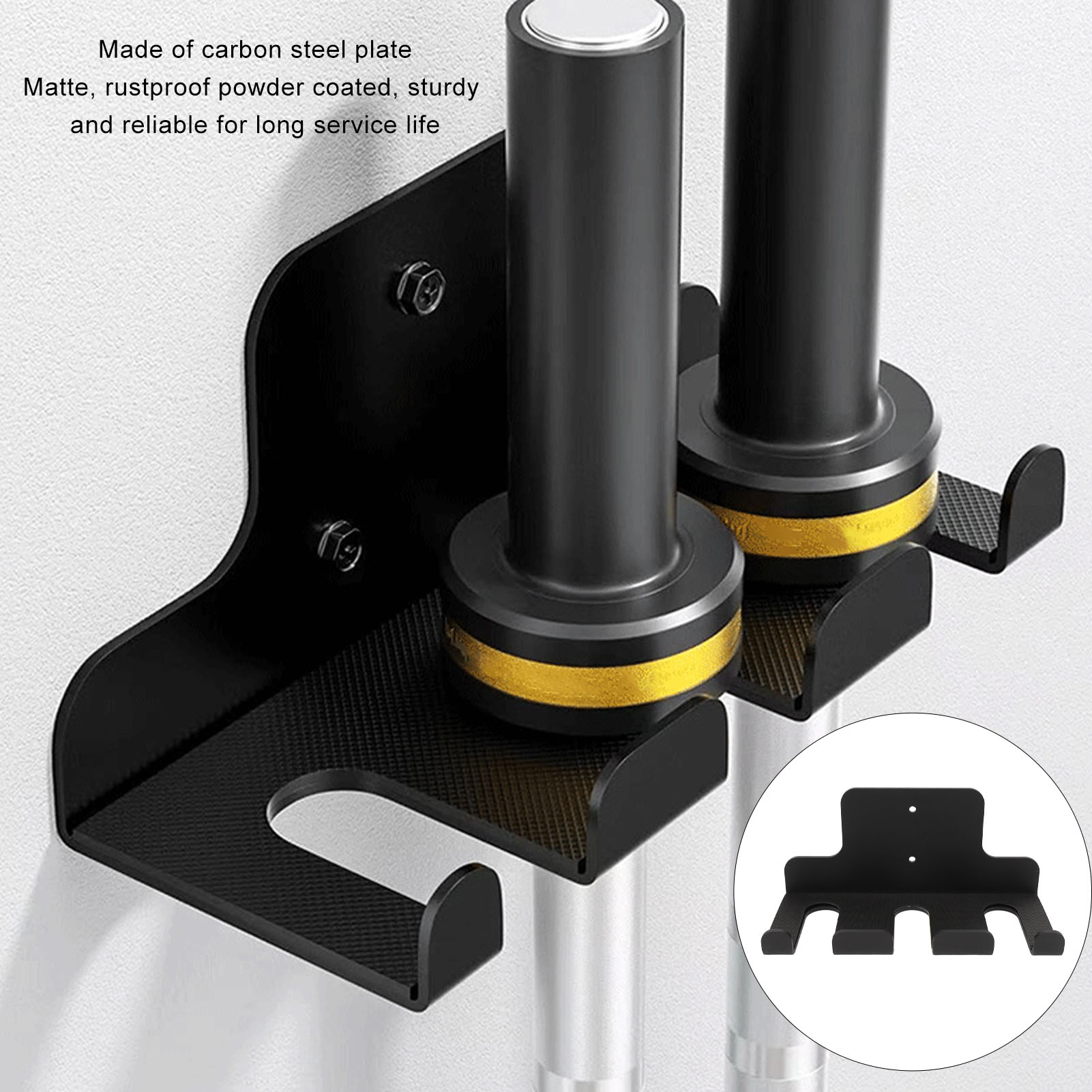 Barbell chủ thép carbon dọc treo Barbell Rack chịu lực cao cho phòng tập thể dục