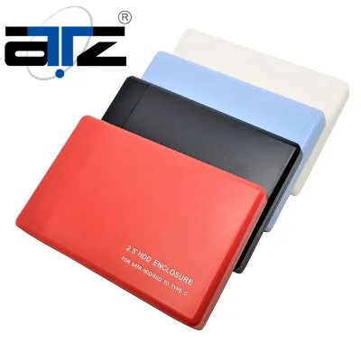 ATZ 2.5 inch USB-C SATA/SSD Hard Disk Drive External Enclosure, USB 3.1 Type C to 2.5 inch Hard Drive Case