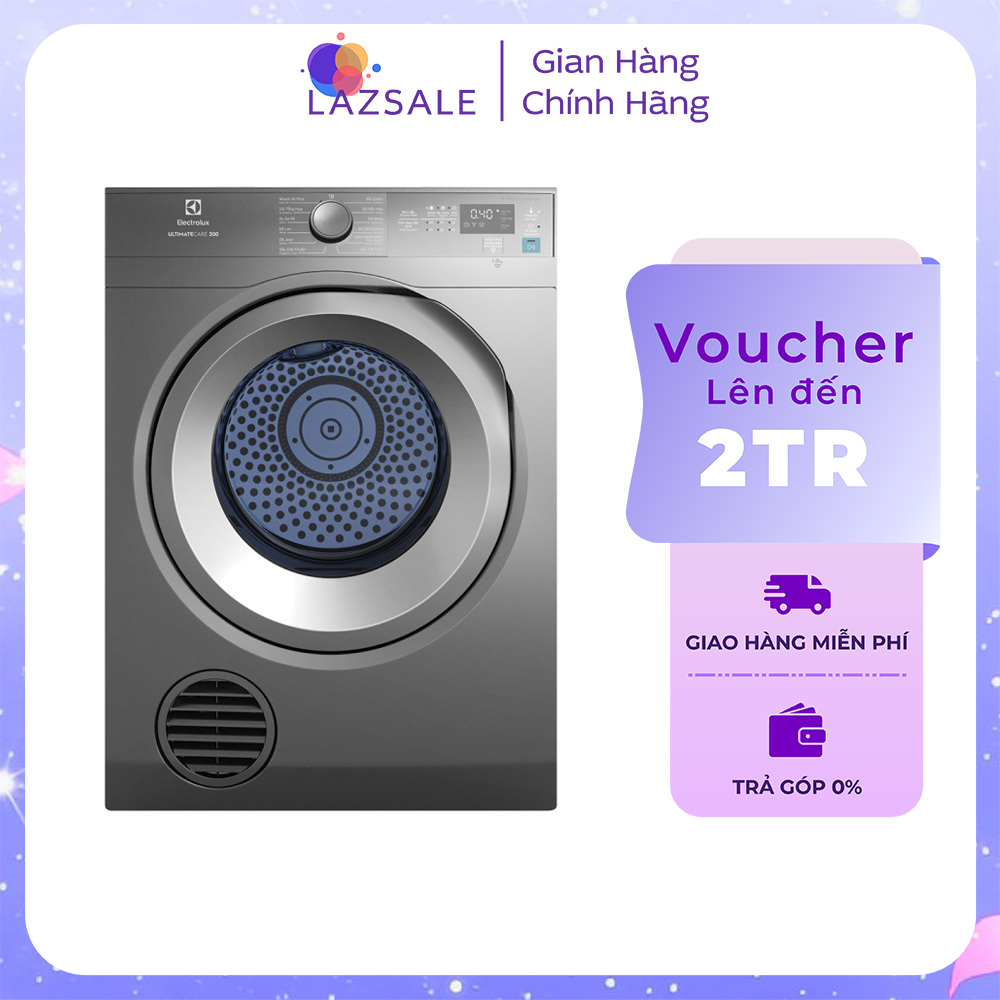 Máy sấy thông hơi Electrolux 8.5 kg EDS854N3SB