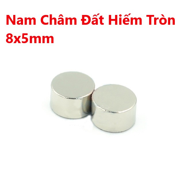 Nam Châm Đất Hiếm Tròn 10x2mm siêu hít tiện dụng