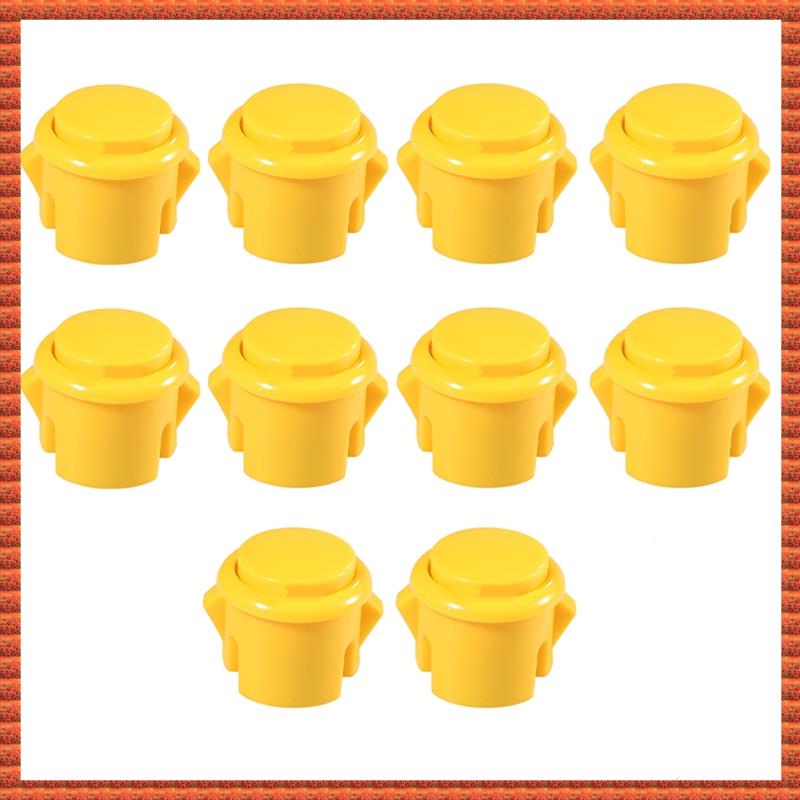 10 Pcs Buttons 30Mm Responsive Buttons for Gaming Enthusiasts