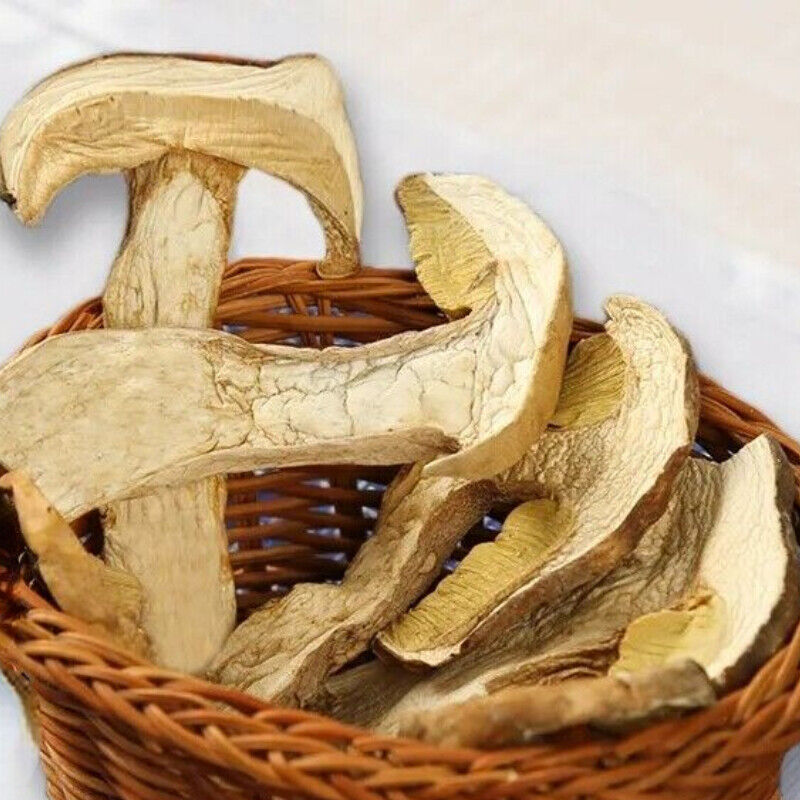 250g Natural Organic Porcini Mushrooms Dried Bulk Boletus Eduli Bolete NON-GMO ราคา 320 บาท*ส่งฟรี
