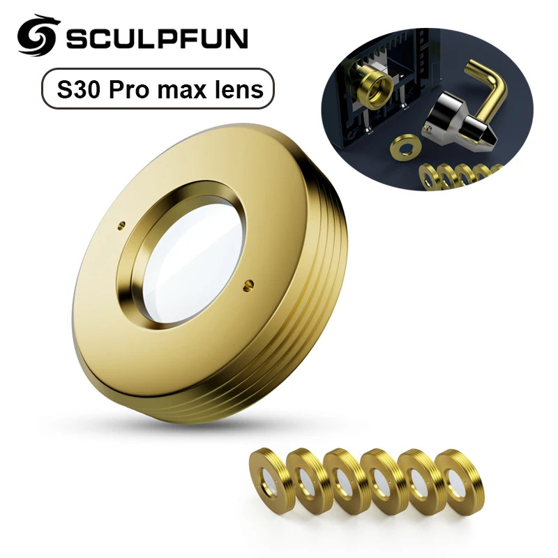 Sculpfun 6 ống kính tiêu chuẩn cho S30 Pro Max /Ultra-22W / 33W  len gia cố bề mặt chống dầu & chống