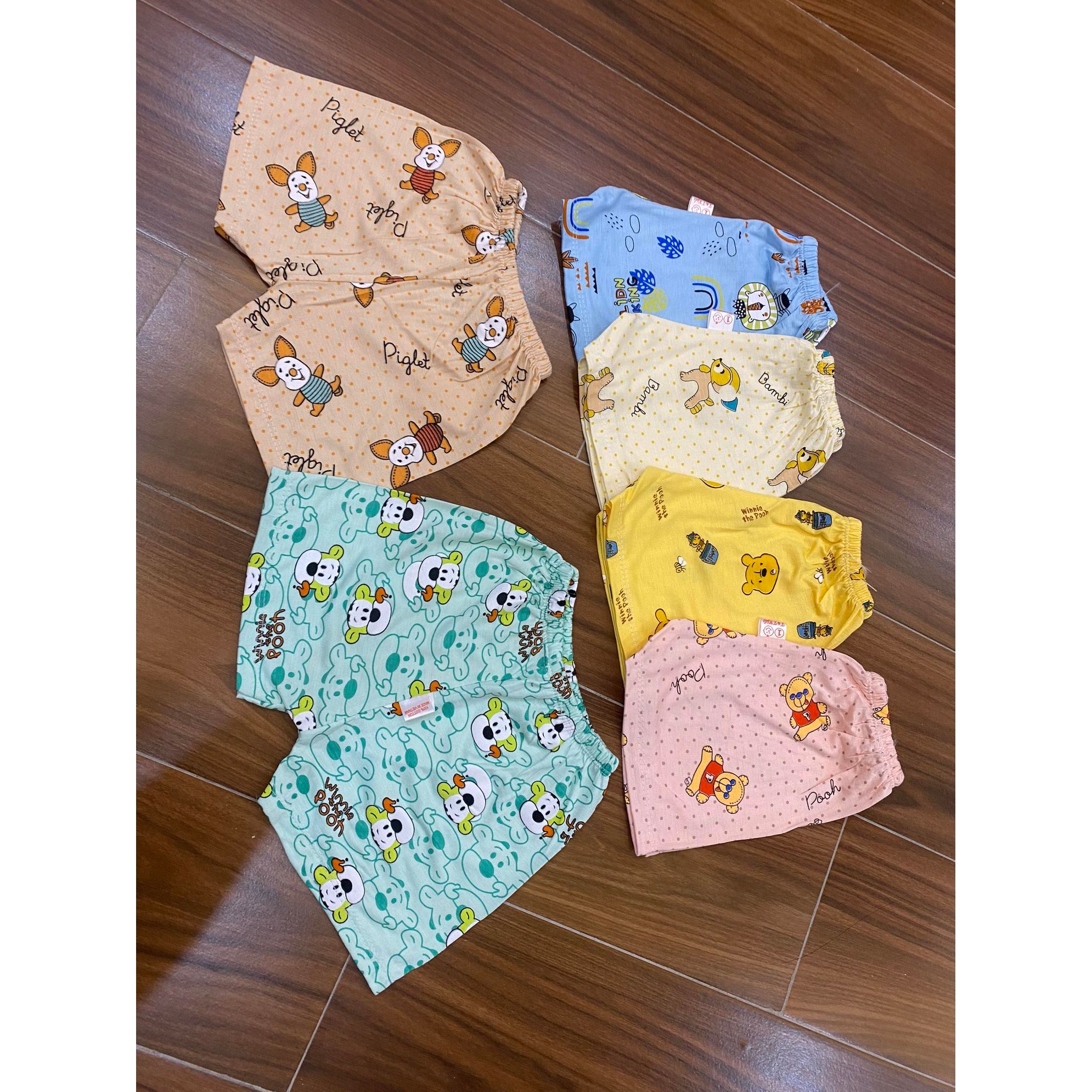 Mua tại đậy compo 10 quần đùi chục thun lạnh cho bé 4 đến 15 kí