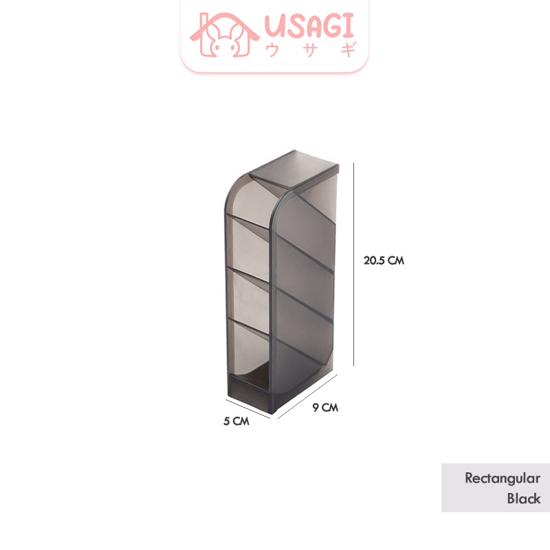 Usagi Official - Stationary Holder Kotak Tempat Alat Tulis Pensil / Rak Kosmetik Stand Organiser / Tempat Pulpen Bulat / Wadah Pensil Pena / Tempat Kuas Kosmetik / Tempat Spidol