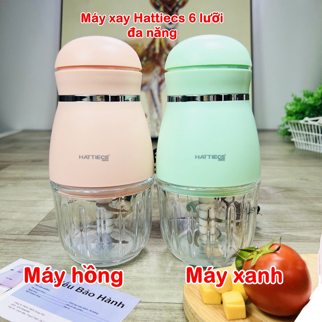 Máy xay đa năng Hattiecs 6 lưỡi 300ml