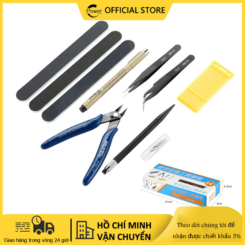 Bộ dụng cụ gundam tool lắp ráp đồ chơi mô hình gundam bandai, bộ từ 10 dụng cụ đến bộ 1 dụng cụ đa năng