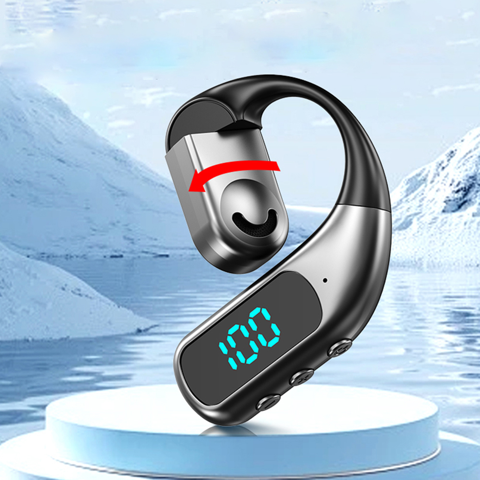 Travel-friendly Translation Headset Wireless Earphone with Language Translation Noise Reduction Ip54 Waterproof Bluetooth Headphones for Stable Connection Perfect