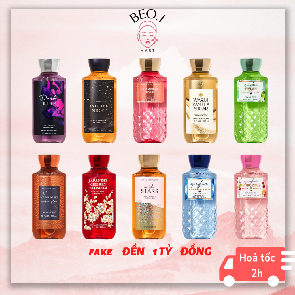 (MÙI HOT) Sữa Tắm Nam Nữ Bath and Body Work - sữa tắm nước hoa (CHÍNH HÃNG) FREESHIP - Beoi Mart