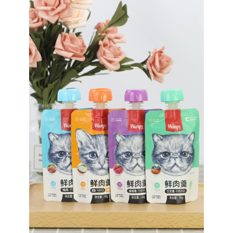 Pate Wanpy nắp vặn cho mèo 90g