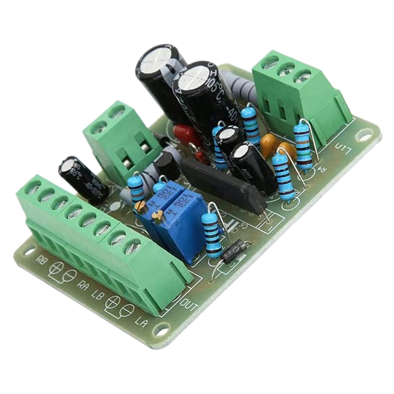 Power Amplifier,TA7318P Audio Power Amplifier DC 12V Amplifier Meter for Audio Level Testing