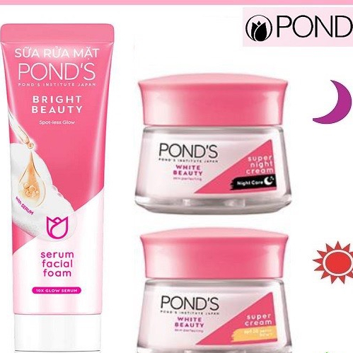 Combo kem dưỡng da pond's trắng hồng 50g