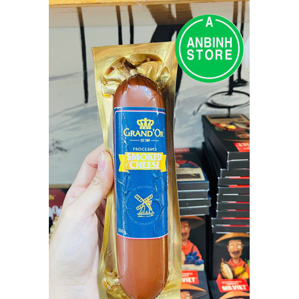 Date 03/27 Phô mai xông khói Grand'Or 200g - Smoked Process Cheese