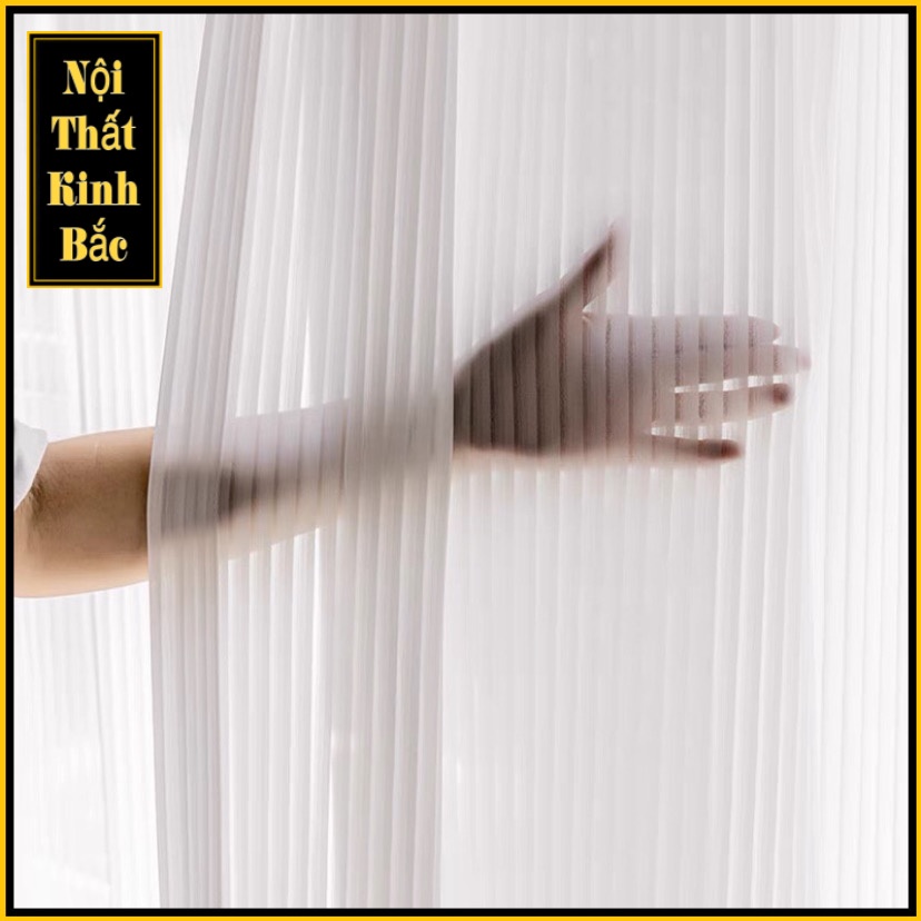 Rèm cửa voan song song KB- Rèm voan xinh sẵn mẫu mới nhất
